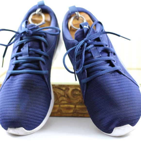 Puma Dark Navy Trainers - Picture 7 of 14